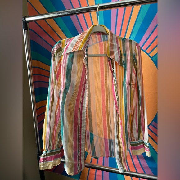 1960-1970 Thero jac brand button down light weight - Picture 2 of 7